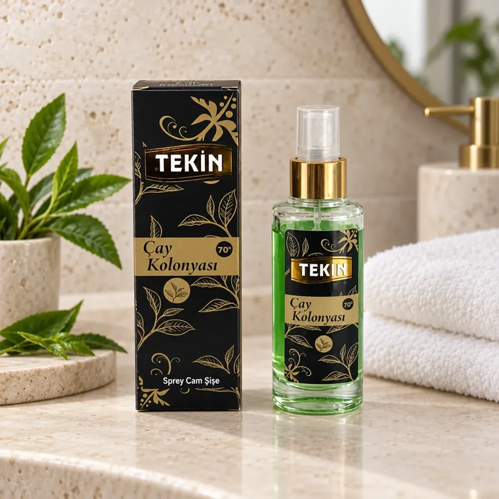 Tekin Çay Kolonyası 100 ml Sprey, Karadeniz Çayı Kokulu