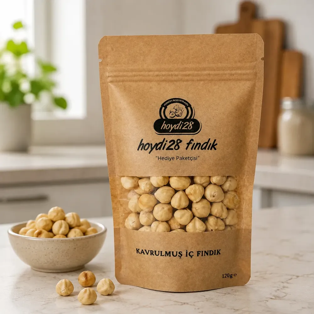 Çifte Kavrulmuş İç Fındık 120 gr, Porsiyonluk Atıştırmalık