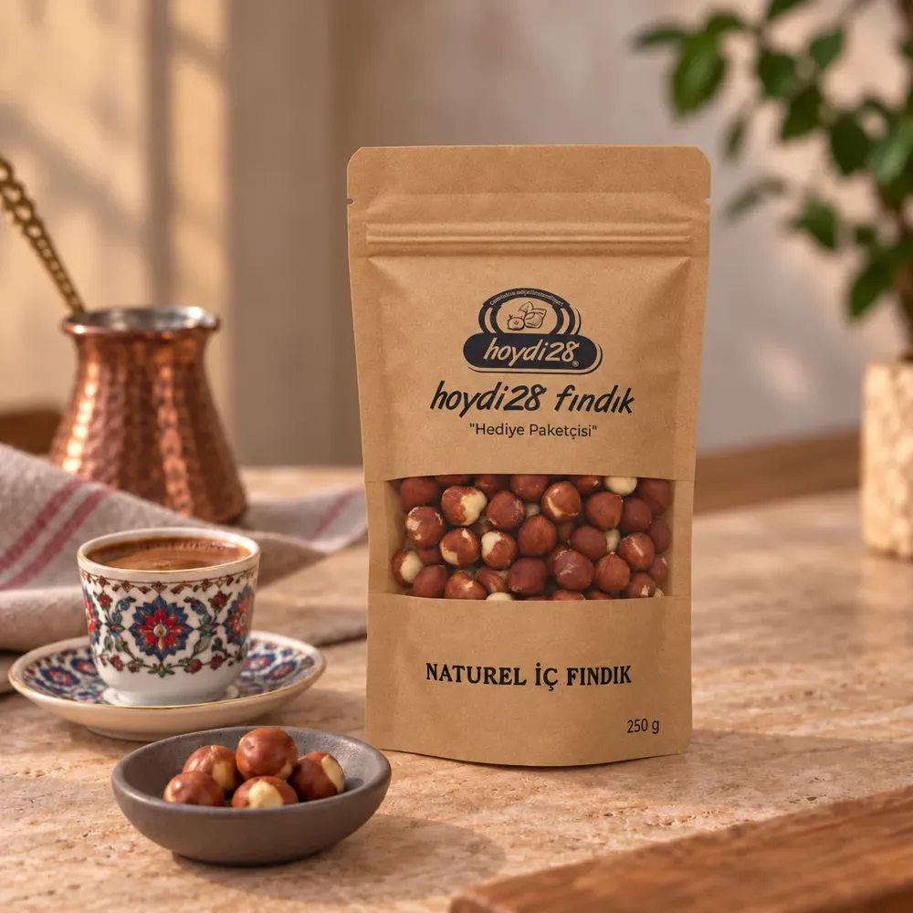 Naturel Fındık 250 gr, Çiğ, Ev Kavurması İçin