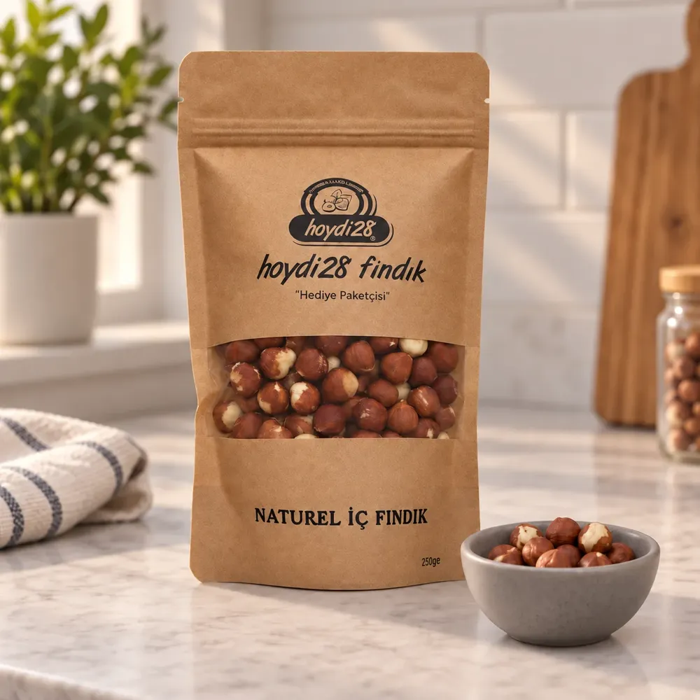 Naturel Fındık 500 gr, Kavrulmamış Çiğ İç Fındık